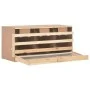 Hühnernistkasten 3 Fächer Zirbenholz 96x40x45 cm von vidaXL, Eierbrutapparate - Ref: Foro24-170656, Preis: 95,14 €, Rabatt: %