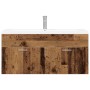 Mueble de Cuarto de Baño Madera envejecida 100 x 38,5 x 46 cm en Muebles de baño | Comprar online en Foro24