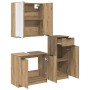 Juego de muebles de baño con cajón 3 pcs Roble artesanal en Muebles de baño | Comprar online en Foro24