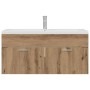 Mueble de Cuarto de Baño Roble artesanal 100 x 38,5 x 46 cm en Muebles de baño | Comprar online en Foro24