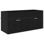 Mueble de Cuarto de Baño Roble Negro 100 x 38,5 x 46 cm en Muebles de baño | Comprar online en Foro24