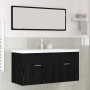 Mueble de Cuarto de Baño Roble Negro 100 x 38,5 x 46 cm en Muebles de baño | Comprar online en Foro24