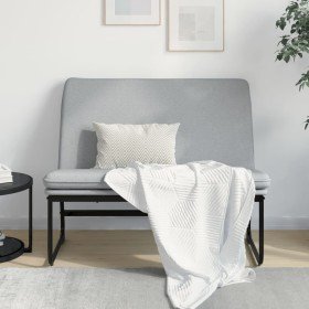 Banco de tela gris claro 100x75x76 cm en Bancos | Comprar online en Foro24