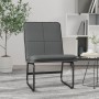 Sillón de cuero sintético gris 54x75x76 cm en Sillones | Comprar online en Foro24