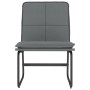Sillón de cuero sintético gris 54x75x76 cm en Sillones | Comprar online en Foro24