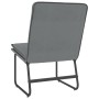 Sillón de cuero sintético gris 54x75x76 cm en Sillones | Comprar online en Foro24