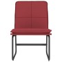 Sillón de cuero sintético rojo tinto 54x75x76 cm en Sillones | Comprar online en Foro24