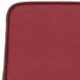 Sillón de cuero sintético rojo tinto 54x75x76 cm en Sillones | Comprar online en Foro24