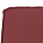 Banco de cuero sintético rojo tinto 100x75x76 cm en Bancos | Comprar online en Foro24