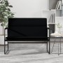 Banco de tela negro 100x64x80 cm en Bancos | Comprar online en Foro24
