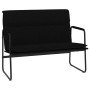 Banco de tela negro 100x64x80 cm en Bancos | Comprar online en Foro24