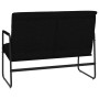 Banco de tela negro 100x64x80 cm en Bancos | Comprar online en Foro24