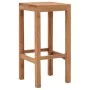 Taburetes de barra de cocina 2 unidades madera maciza de teca by , Kitchen stools - Ref: Foro24-287232, Price: 117,55 €, Disc...