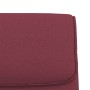 Banco de tela rojo tinto 100x64x80 cm en Bancos | Comprar online en Foro24