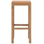 Taburetes de barra de cocina 2 unidades madera maciza de teca by , Kitchen stools - Ref: Foro24-287232, Price: 117,55 €, Disc...
