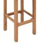 Taburetes de barra de cocina 2 unidades madera maciza de teca by , Kitchen stools - Ref: Foro24-287232, Price: 117,55 €, Disc...