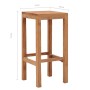 Barhocker für die Küchentheke, 2 Stück Massivholz aus Teakholz. von , Küchenhocker - Ref: Foro24-287232, Preis: 125,61 €, Rab...