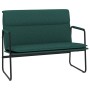 Banco de tela verde oscuro 100x64x80 cm en Bancos | Comprar online en Foro24