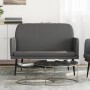 Banco de cuero sintético gris 107x80x81 cm en Bancos | Comprar online en Foro24