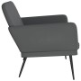 Banco de cuero sintético gris 107x80x81 cm en Bancos | Comprar online en Foro24