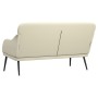 Banco de cuero sintético color crema 110x76x80 cm en Bancos | Comprar online en Foro24