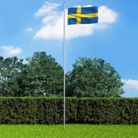 Schwedenflagge 90x150 cm von , Fahnen und Windsäcke - Ref: Foro24-146065, Preis: 13,78 €, Rabatt: %