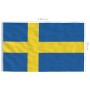 Schwedenflagge 90x150 cm von , Fahnen und Windsäcke - Ref: Foro24-146065, Preis: 14,10 €, Rabatt: %
