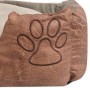 Cama para perro con cojín PU cuero artificial talla XXL beige en Camas para perros | Comprar online en Foro24