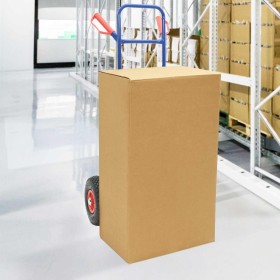 Carro de Mano Azul y Rojo 49,5 x 53 x 114 cm Acero en Carretillas de carga | Comprar online en Foro24