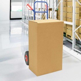 Carro de Mano Azul y Rojo 49,5 x 53 x 114 cm Acero en Carretillas de carga | Comprar online en Foro24