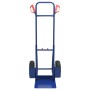 Carro de Mano Azul y Rojo 49,5 x 53 x 114 cm Acero en Carretillas de carga | Comprar online en Foro24