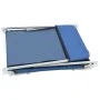 Tumbonas plegables 2 unidades acero y tela azul de vidaXL, Tumbonas - Ref: Foro24-44299, Precio: 101,08 €, Descuento: %