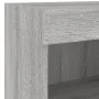 TV wall furniture with LED 7 pieces engineered wood gray Sonoma by , TV Furniture - Ref: Foro24-3216588, Price: 130,40 €, Dis...