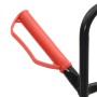 Carro de Mano Negro y rojo 64,5 x 49,5 x 114 cm Acero en Carretillas de carga | Comprar online en Foro24