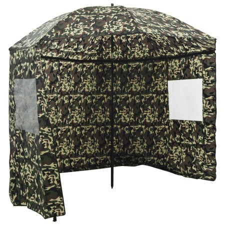 Paraguas de Pesca Camuflaje 300 x 240 cm Poliéster Oxford en Sombrillas | Comprar online en Foro24