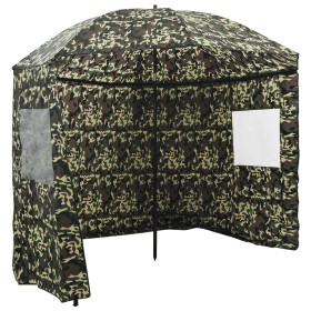 Paraguas de Pesca Camuflaje 220 x 193 cm Poliéster Oxford en Sombrillas | Comprar online en Foro24