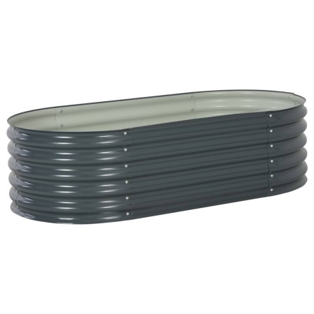 Arriate de acero galvanizado gris 160x80x44 cm de vidaXL, Maceteros y jardineras - Ref: Foro24-45529, Precio: 133,32 €, Descu...