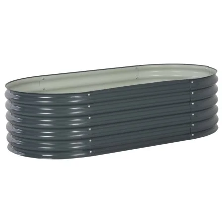 Arriate de acero galvanizado gris 160x80x44 cm de vidaXL, Maceteros y jardineras - Ref: Foro24-45529, Precio: 120,13 €, Descu...