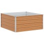 Arriate elevado Marrón Claro 100 x 100 x 45 cm en Maceteros y jardineras | Comprar online en Foro24
