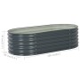 Arriate de acero galvanizado gris 160x80x44 cm de vidaXL, Maceteros y jardineras - Ref: Foro24-45529, Precio: 133,32 €, Descu...