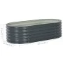 Arriate de acero galvanizado gris 160x80x44 cm de vidaXL, Maceteros y jardineras - Ref: Foro24-45529, Precio: 120,13 €, Descu...