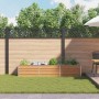 Arriate elevado Marrón Claro 240 x 40 x 45 cm Acero Galvanizado en Maceteros y jardineras | Comprar online en Foro24