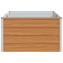 Arriate elevado Marrón Claro 160 x 80 x 45 cm Acero Galvanizado en Maceteros y jardineras | Comprar online en Foro24