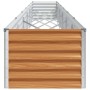 Arriate elevado Marrón Claro 582 x 50 x 36 cm Acero Galvanizado en Maceteros y jardineras | Comprar online en Foro24