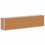 Arriate elevado Marrón Claro 290 x 50 x 68 cm Acero Galvanizado en Maceteros y jardineras | Comprar online en Foro24