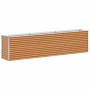 Arriate elevado Marrón Claro 290 x 50 x 68 cm Acero Galvanizado en Maceteros y jardineras | Comprar online en Foro24