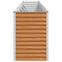 Arriate elevado Marrón Claro 485 x 50 x 68 cm Acero Galvanizado en Maceteros y jardineras | Comprar online en Foro24