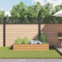 Arriate elevado 195 x 100 x 36 cm Acero Galvanizado en Maceteros y jardineras | Comprar online en Foro24