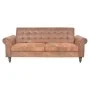 Convertible 2-seater sofa with brown artificial suede armrests by vidaXL, Sofas - Ref: Foro24-245584, Price: 404,22 €, Discou...