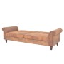 Wandelbares 2-Sitzer-Sofa, Armlehnen aus künstlichem Wildleder braun von vidaXL, Sofas - Ref: Foro24-245584, Preis: 412,63 €,...